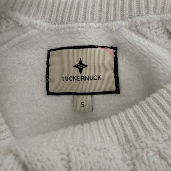 Tuckernuck White Cable Knit Sweater - Picture 5 of 7